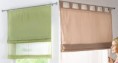VÝPRODEJ  ,,MÓDNÍ zelená roletka se záclonkou 2v1